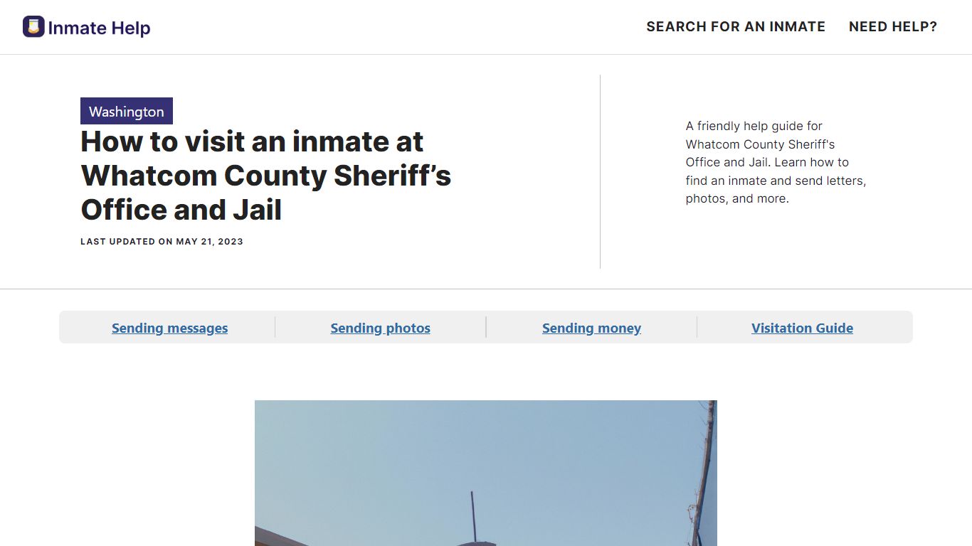 How to visit an inmate at Whatcom County Sheriff’s Office and Jail